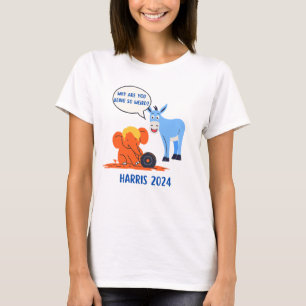 Warum bist du so seltsam? Harris 2024-Hemd T-Shirt