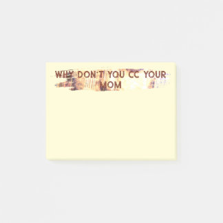 Warum CCst du deine Mutter nicht Post-it Klebezettel