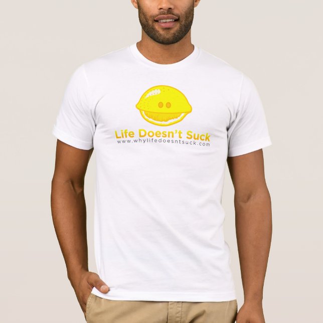 Warum das Leben nicht sind zum Kotzen T-Shirt (Vorderseite)