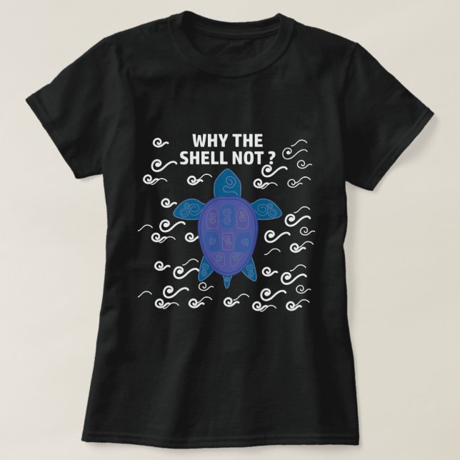 Warum die Muschel nicht den T - Shirt aufdrückt (Design vorne)