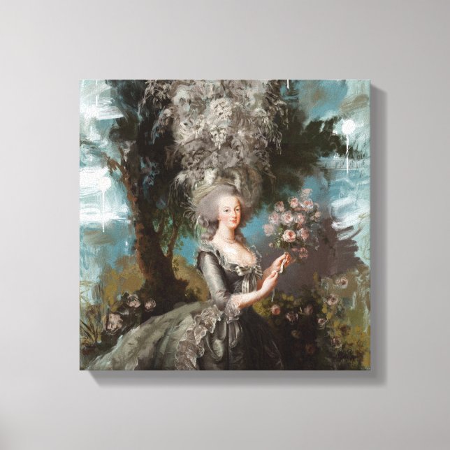 Warum dort über der Top-Marie-Antoinette anhalten? Leinwanddruck (Vorderseite)