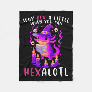 Warum ein wenig hex, wenn U Hexalotl Hexalotl Axol Fleecedecke