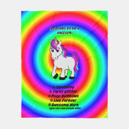Warum eine Unicorn-Fleece-Decke 50x60 seien Sie Fleecedecke