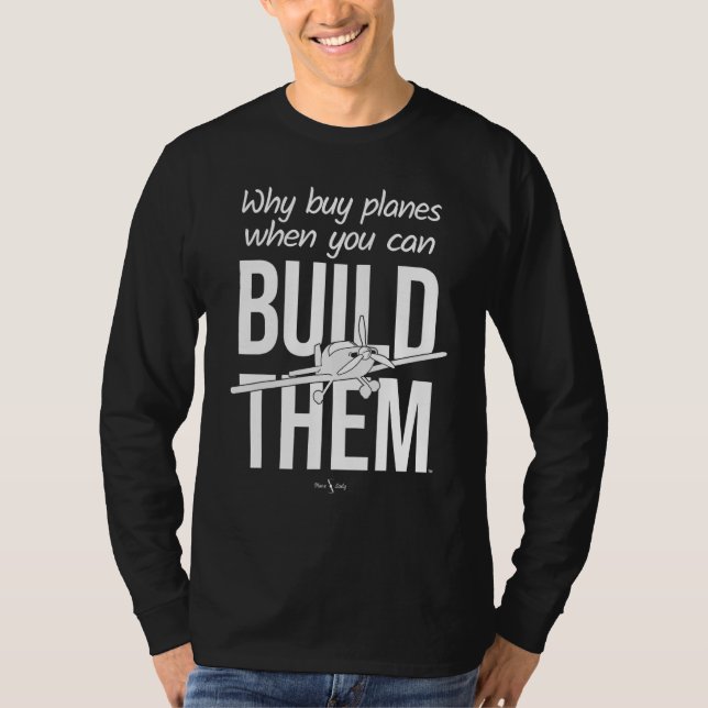 Warum Flugzeug kaufen, wenn Sie sie mit grauem P T-Shirt (Vorderseite)