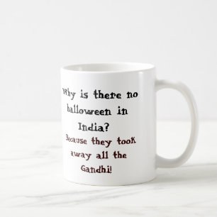 Warum gibt es kein Halloween in Indien? Kaffeetasse