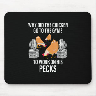 Warum ging das Hühnchen zum Schwestertier Mousepad