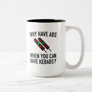 Warum haben Sie ABS? Zweifarbige Tasse