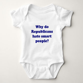 Warum hassen Republikaner kluge Menschen? Baby Strampler