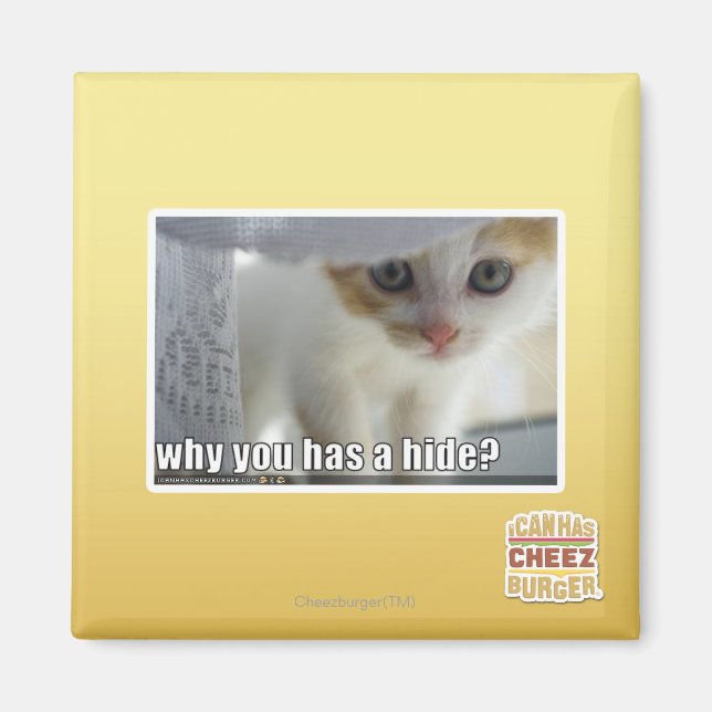 Warum hast du ein Versteck? Magnet (Vorne)