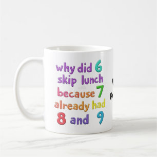 Warum hat 6 das Mittagessen mit 7 ausgelassen? Wei Kaffeetasse