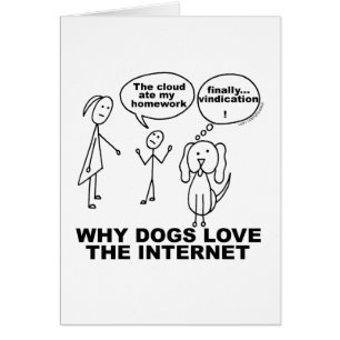 Warum Hunde die Liebe der Internet-Blank-Karte lus