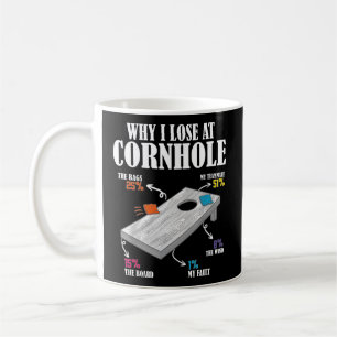 Warum ich an Cornhole verloren habe Kaffeetasse