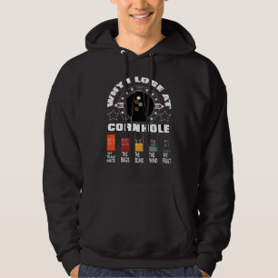 Warum ich bei Cornhole verliere Hoodie
