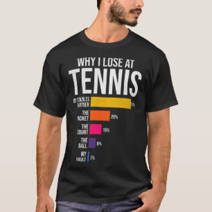 Warum ich den Tennis Spaß Tennis Player Coach verl T-Shirt