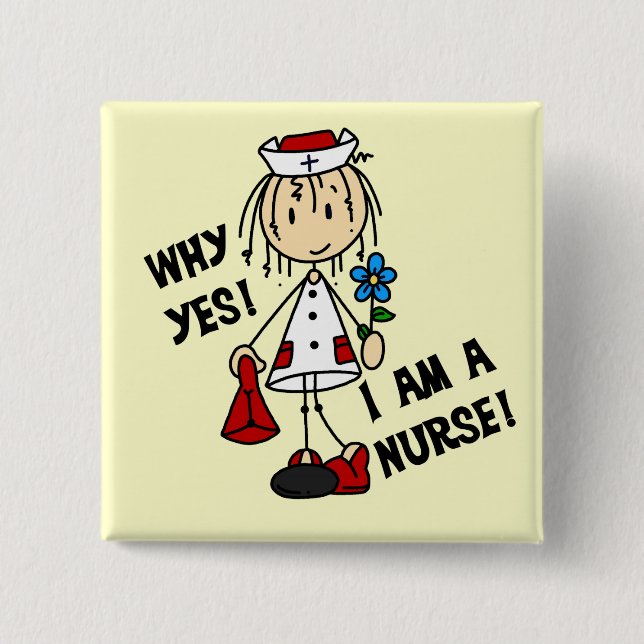 Warum ich ein Krankenpfleger bin Button (Vorderseite)