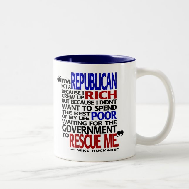 Warum ich ein Republikaner - Tasse bin (Rechts)