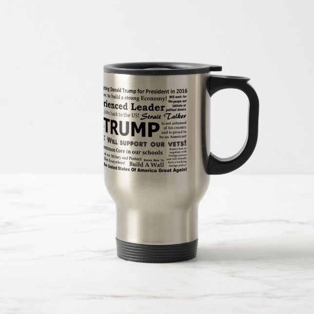 Warum ich für Donald Trump stimme Reisebecher (Rechts)