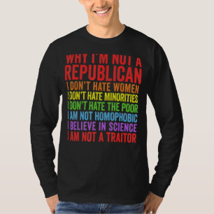 Warum ich kein Republikaner bin, bin ich kein Verr T-Shirt