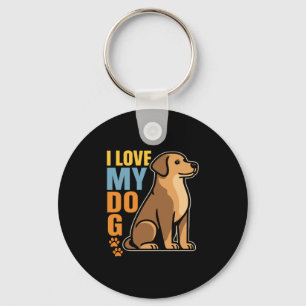 Warum ich meinen Hund liebe � Herzliches Design zu Schlüsselanhänger
