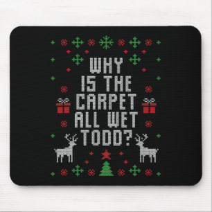 Warum ist der Teppich nass geworden? Mousepad