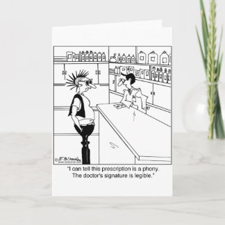 Warum ist die Unterschrift des Arztes lesbar? Karte