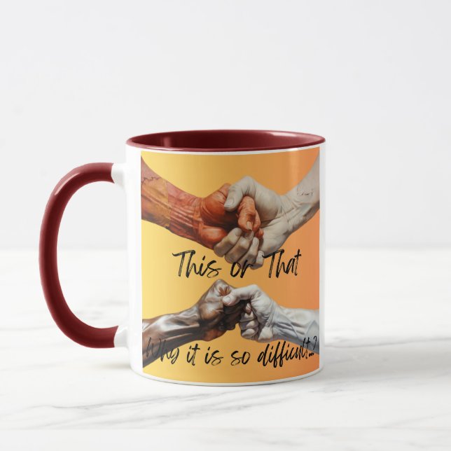 Warum ist es so schwierig? tasse (Links)