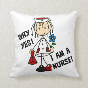 Warum ja ich eine Krankenschwester bin Kissen