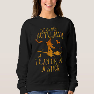 Warum ja, ich kann ein Halskeil fahren Männer Sweatshirt