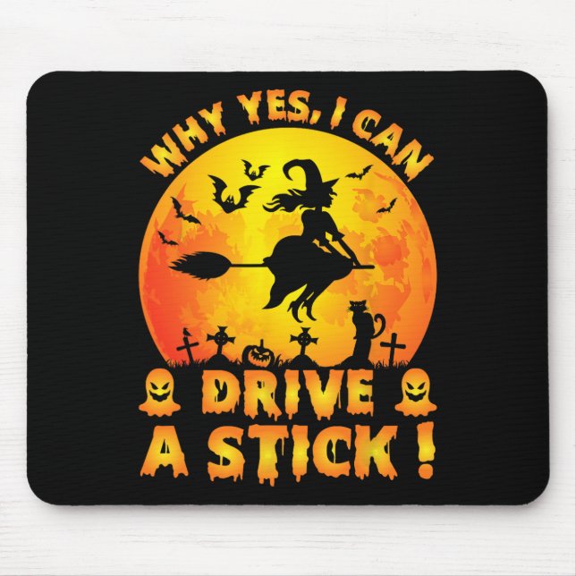 Warum ja, ich kann tatsächlich ein Stick Funny Hal Mousepad (Vorne)