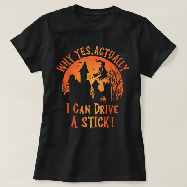 Warum ja, ich kann tatsächlich ein Stick Funny Hal T-Shirt (Design vorne)