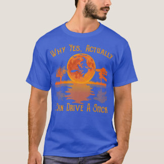 Warum ja, kann ich tatsächlich einen Stick fahren? T-Shirt