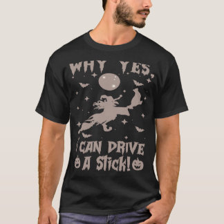 Warum ja, kann ich tatsächlich einen Stick fahren? T-Shirt