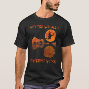 Warum ja, kann ich tatsächlich einen Stock fliegen T-Shirt