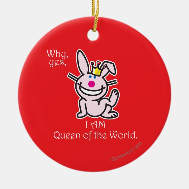 Warum ja keramik ornament (Vorne)