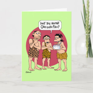 Warum Kuchen? Lustiger Geburtstag Karte