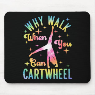 Warum laufen, wenn man Auto fahren kann Mousepad