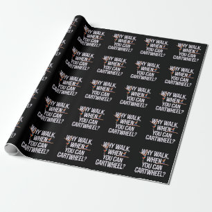 Warum laufen, wenn man Autofahren kann? Perfekt fü Geschenkpapier