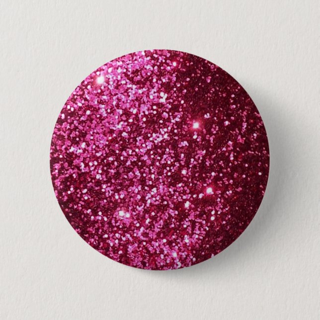 WARUM NEON PINK SPARKLE GLITZER HINTERGRUNDLAGE PA BUTTON (Vorderseite)