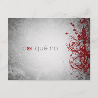 Warum nicht Ruhe - spanische Postkarte