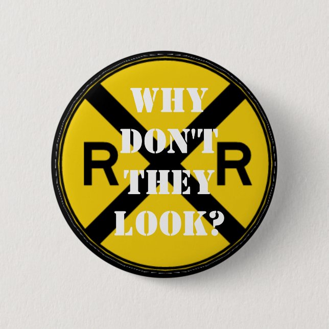 Warum nicht schauen sie? button (Vorderseite)