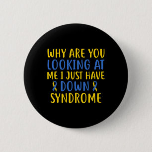 Warum schaust du mich an, ich habe gerade Syndrom Button