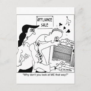 Warum schaust du mich nicht so an? postkarte