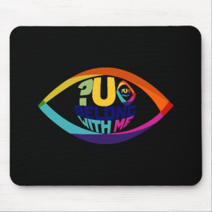 Warum siehst du dich nicht zu mir gehört? mousepad