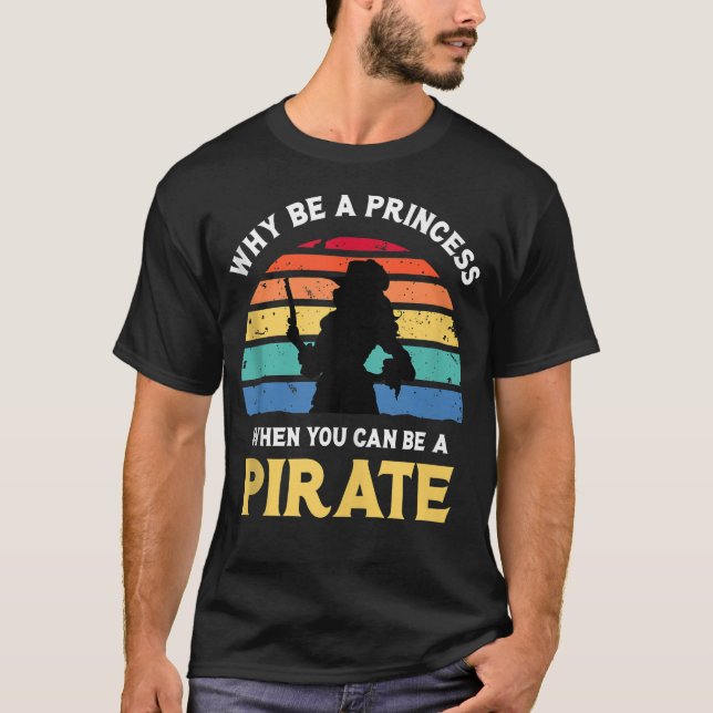Warum sollte man Prinzessin Pirate Skull Crossbone T-Shirt (Vorderseite)