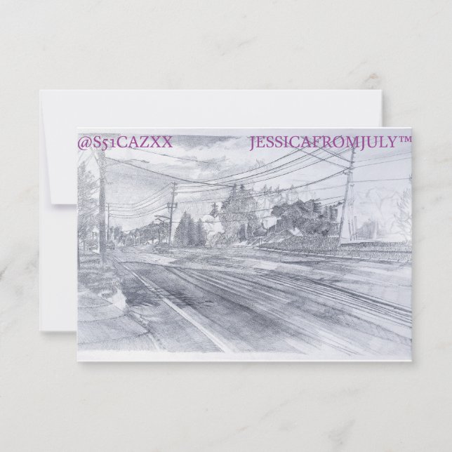 Warum sollten wir uns kümmern? RSVP karte (Vorderseite)