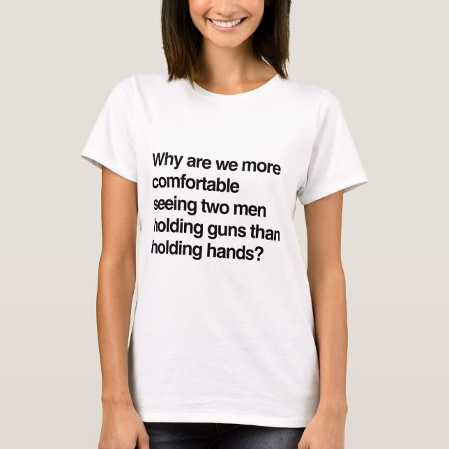 Warum wir der bequemere sehende Griff GU mit zwei T-Shirt (Vorderseite)