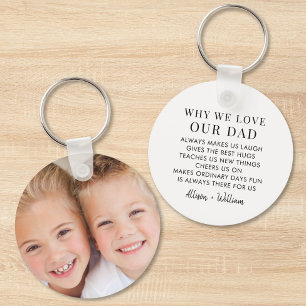 Warum wir Papa-Foto lieben Schlüsselanhänger