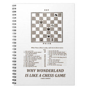 Warum Wonderland wie ein Schachspiel ist (Preface) Notizblock