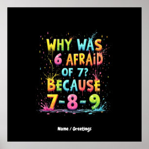 Warum wurde 6 Angst vor 7 der Bedeutung hinter "7- Poster