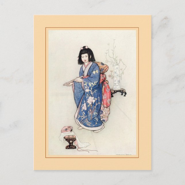 Warwick Goble Postkarte (Vorderseite)